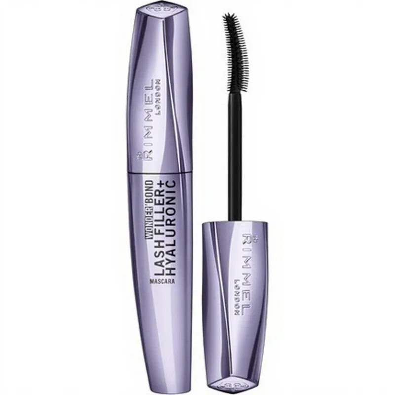 Wonder'bond Lash Filler + Hyaluron Mascara 001 Schwarz Bold Volume von Rimmel London – Produktfoto