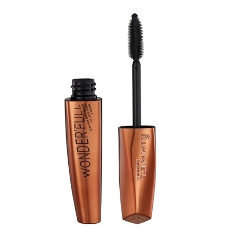 Wonder'full Mascara mit Arganöl - 001 Schwarz, 11 ml von Rimmel London – Produktfoto