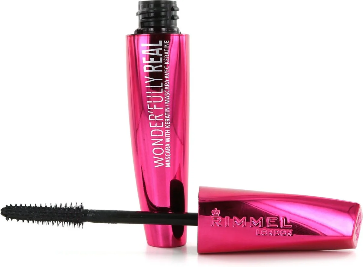 Wonder'fully Real Mascara - 001 by Rimmel London in Black – product photo