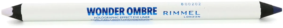 Wonder Ombre Duo Eyeliner Pencil - 001 Supernova Sky by Rimmel London in Blue – product photo
