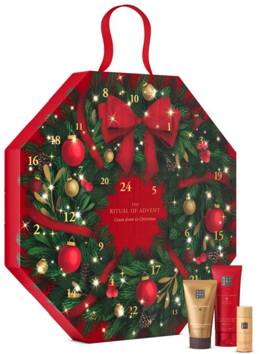 Adventskalender 2025 - 24 Verrassingen - Huidverzorging - Huis Parfum - Adventkalender Dames - Adventskalenders Vrouw - Adventkalenders Volwassenen - Aftelkalender - Geschenkset Vrouwen - Geschenkdoos - Giftset by Rituals in Gold – product photo