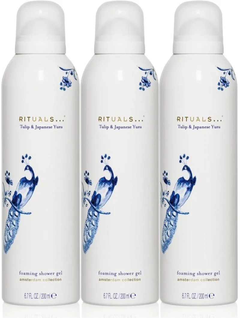 Amsterdam Collection Value Foaming Shower Gel 3x 200 ml van Rituals – productfoto