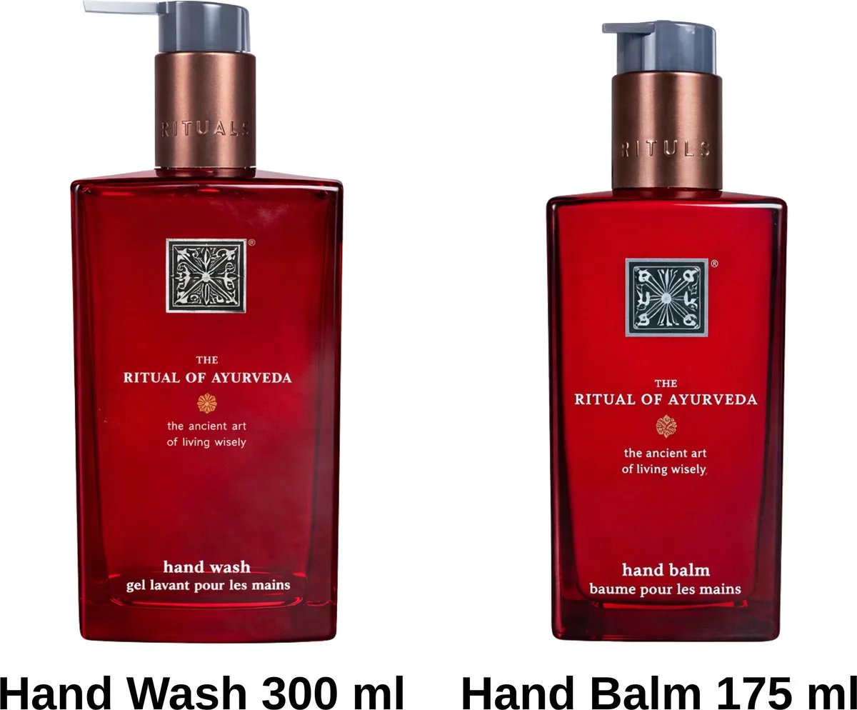 Ayurveda - Hand Wash 300 ml - Hand Balm 175 ml - New Design by Rituals – product photo