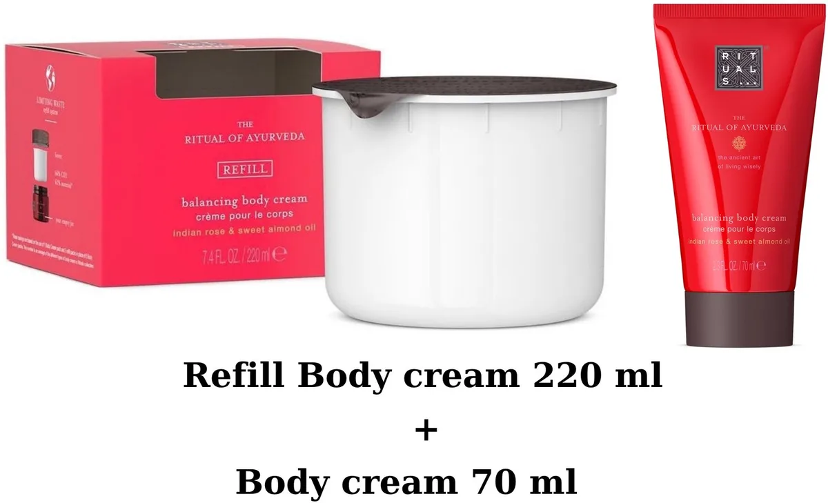 Ayurveda Refill Body cream 220 ml + 70 ml by Rituals – product photo