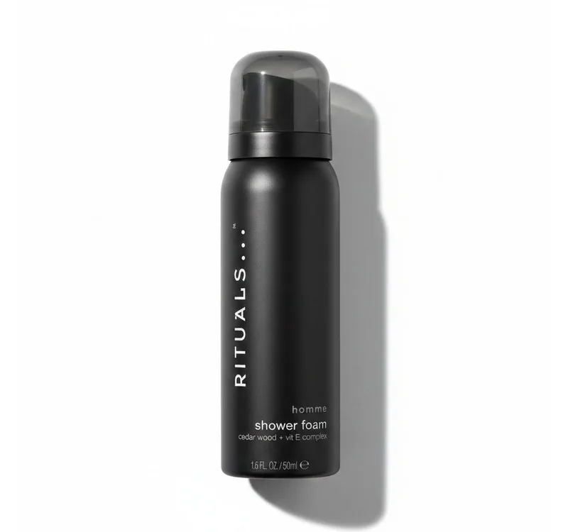 Duschgel RITUALS... Homme shower foam fra Rituals i Sort, 50 ml – produktbillede