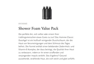 Duschgel RITUALS Homme Vorteilspack mit 3 x Duschschaum von Rituals – Produktfoto 3 von 5