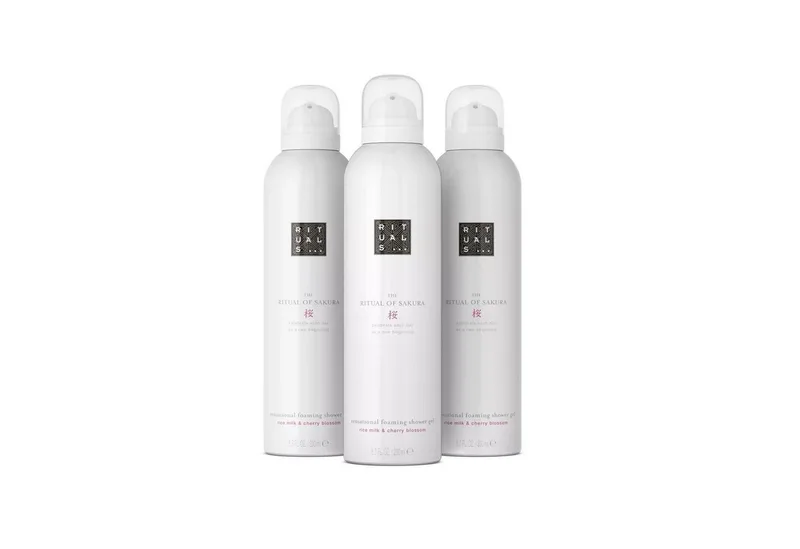 Duschgel RITUALS The Ritual of Sakura Vorteilspack mit 3 x Duschschaum fra Rituals – produktbillede