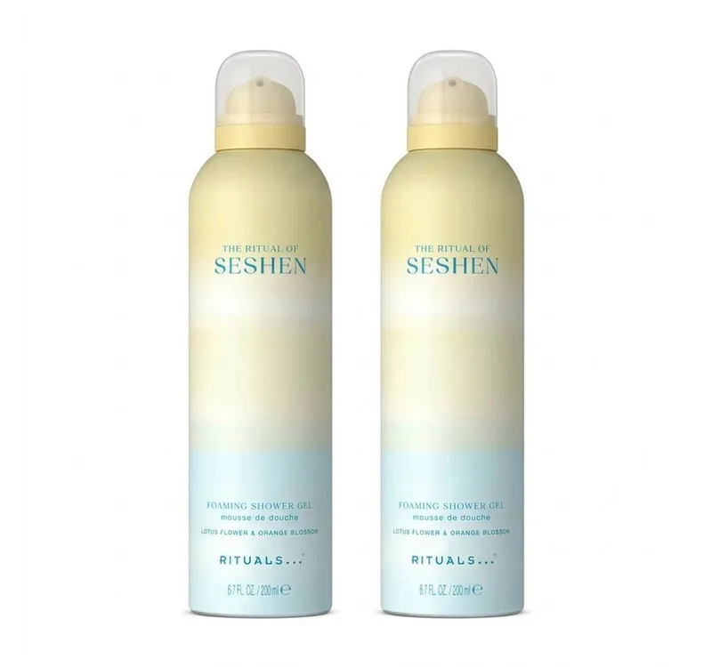 Duschgel Rituals The Ritual of Seshen Duschschaum 2er Set, 2-tlg., Foaming Shower Gel mit Lotus & Orangenblüte im Duo by Rituals – product photo