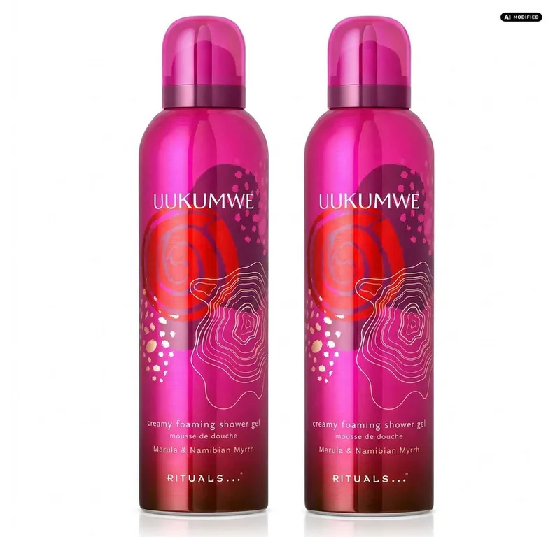 Duschgel Rituals Uukumwe Creamy Foaming Shower Gel Duschgel 2er Set, 1-tlg., Vorteilspack mit 2x Duschgel für cremigen Pflegeschaum de Rituals en Blanc – photo du produit