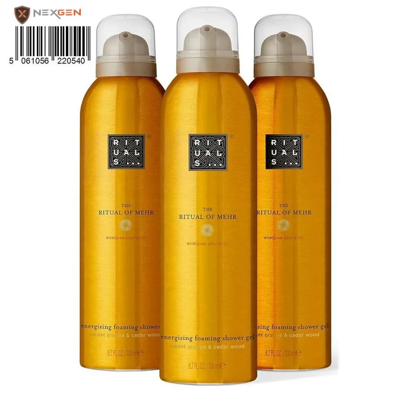 Duschgel von Ritual of Mehr Vorteilspack: 3x200ml mit Süßorange und Zedernholz fra Rituals – produktbillede