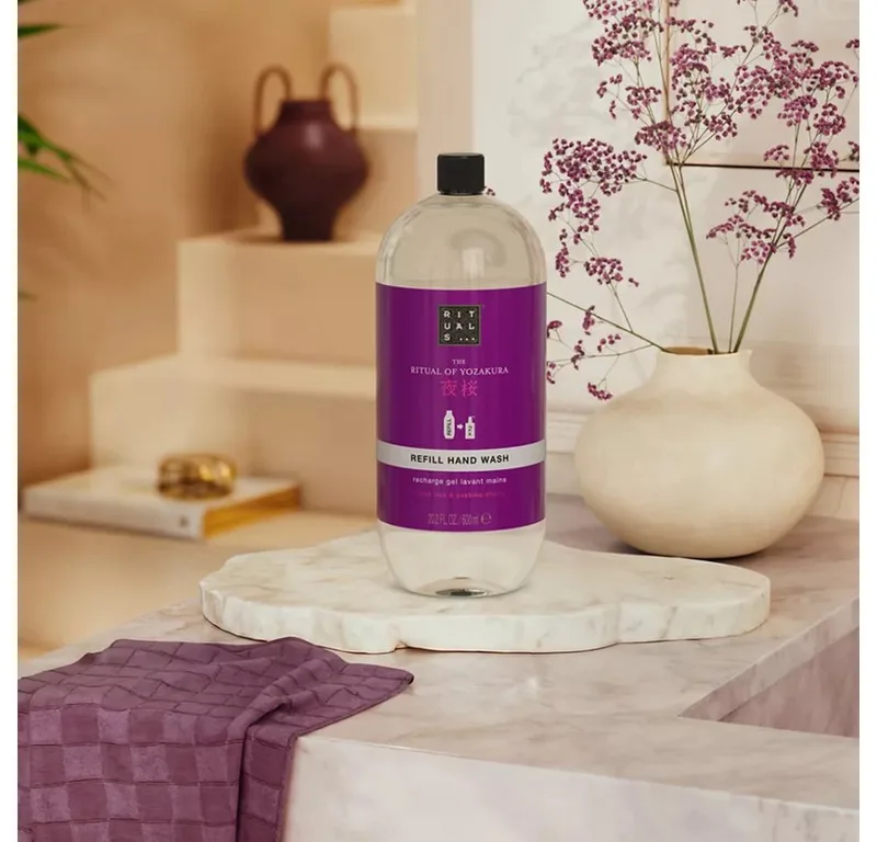Flüssigseife Rituals The Ritual Of Yozakura Refill Hand Wash 1-tlg., Handseife mit schwarzem Reis und Yoshino-Kirsche von Rituals in Weiß, 600 ml – Produktfoto 2 von 2