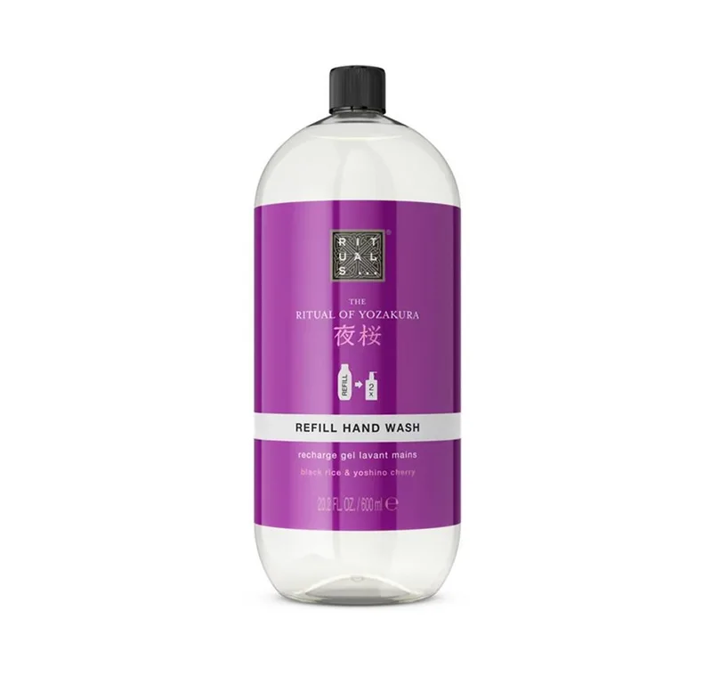 Flüssigseife Rituals The Ritual Of Yozakura Refill Hand Wash 1-tlg., Handseife mit schwarzem Reis und Yoshino-Kirsche von Rituals in Weiß, 600 ml – Produktfoto 1 von 2