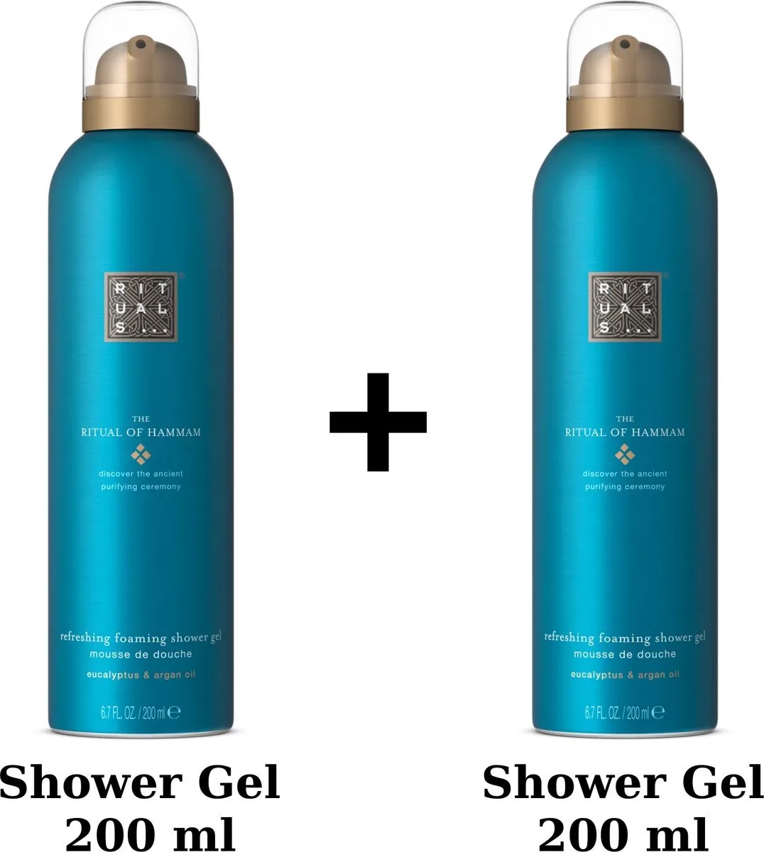Hammam - 2X Shower Gel 200 ml = 400 ml - Douchegel de Rituals – photo du produit