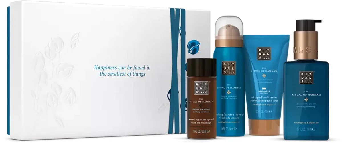 Hammam Geschenkset Small - doucheschuim, body mud, Hand zeep , Massage Oile by Rituals – product photo