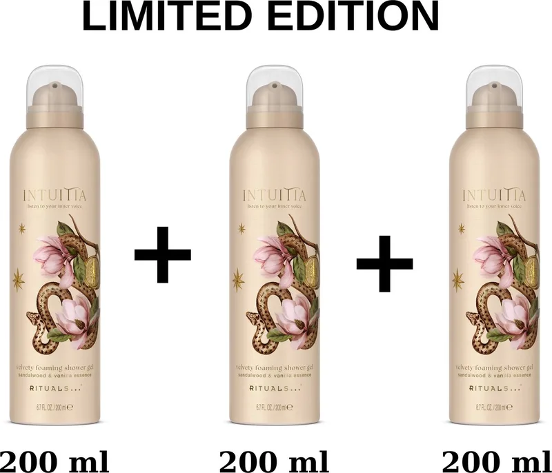 İntuitia - 3X Shower Gel a 200 ml = 600 ml - Douchegels - Doucheschuim - New Collection - Limited Edition fra Rituals – produktbillede