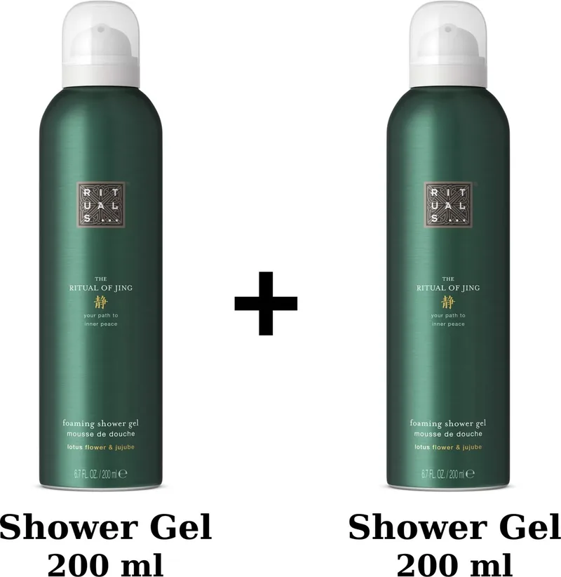 Jing - 2X Shower gel a 200 ml = 400 ml - Douchegels - Doucheschuim fra Rituals – produktbillede