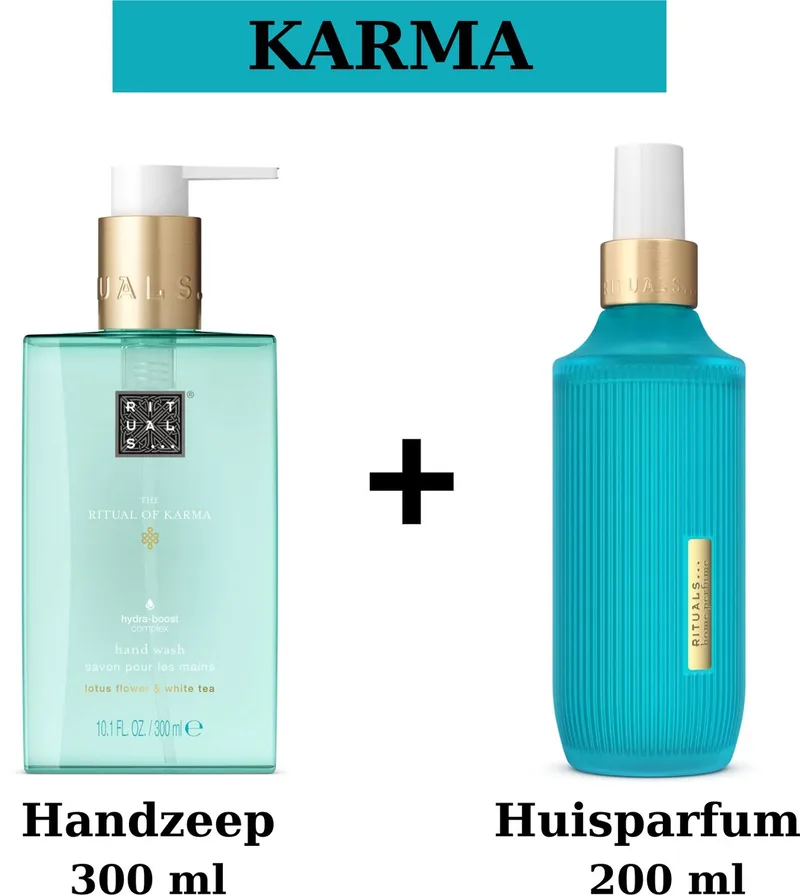 Karma - Bath Set - Handzeep 300 ml + Huisparfum 200 ml - Hand Wash 300 ml + Home Perfume 200 ml by Rituals – product photo
