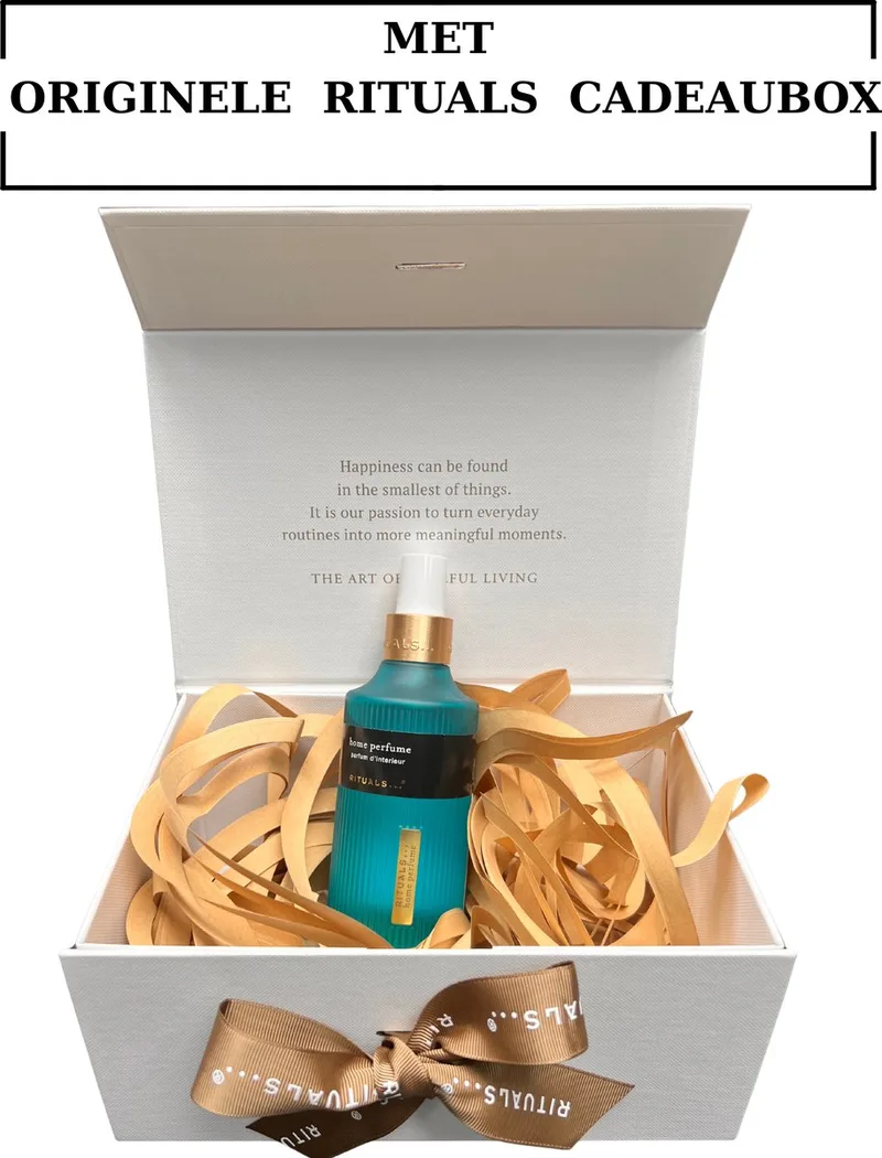 Karma - Geschenkset - Huisparfum 200 ml in Originele Rituals Cadeaubox - Home Perfume 200 ml with Original Rituals Gift Box van Rituals – productfoto