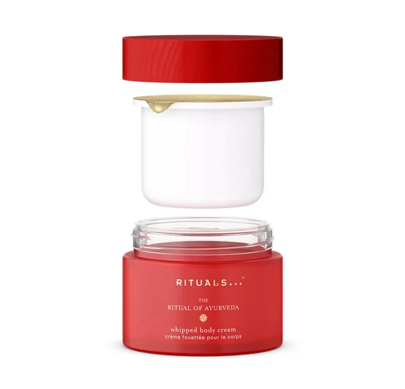 Körpercreme Rituals The Ritual Of Ayurveda Body Cream Refill Reichhaltige Feuchtigkeit und pflegende Formel von Rituals in Rot, 220 ml – Produktfoto 1 von 3