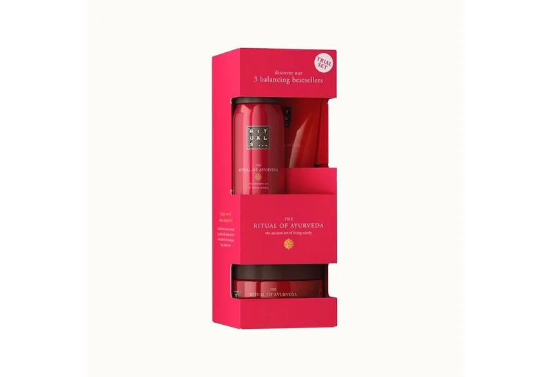 Körpercreme The Ritual of Ayurveda Try Me Set – 3-teilig, 3-tlg., Duschschaum, Körperpeeling & Body Cream im Geschenkset de Rituals – photo du produit 4 sur 5