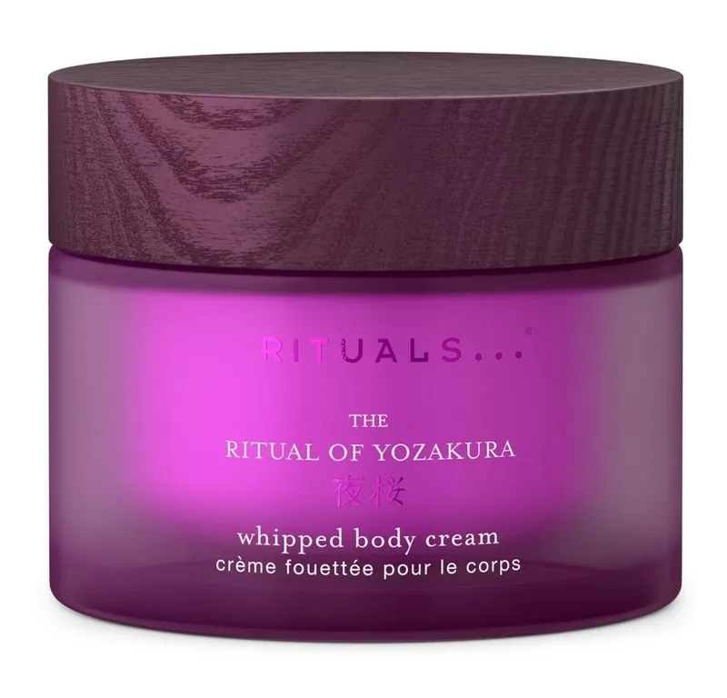 Körpercreme The Ritual of Yozakura Whipped Body Cream – Glas, 1-tlg., Whipped Body Cream – 48 h Feuchtigkeit, Kirsche & Reis, Nachfüllbar van Rituals in 220 ml – productfoto 1 van 5