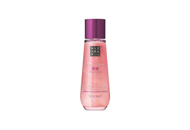 Körperöl Rituals Yozakura Shimmering Body Oil 1-tlg., Schimmerndes Körperöl mit 3 Glow-Nuancen by Rituals in White, 100 ml – product photo