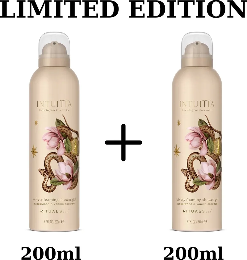 ?ntuitia Foaming Shower Gel - Douchegel - 2 x 200 ml fra Rituals – produktbillede