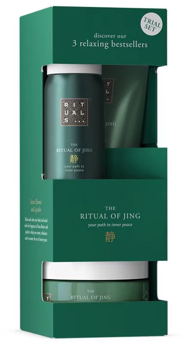 of Jing - Trial Set - Body Cream 70 ml - Shower Gel 50 ml - Body Scrub 125g de Rituals – photo du produit