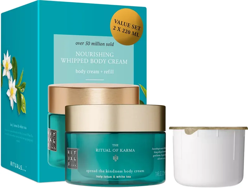 of Karma Body Cream + Refill Pack 2 x 220 ml - Bodycreme by Rituals in 440 ml – product photo