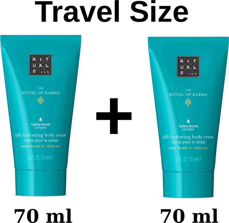 of Karma - Travel Body Cream - 2x 70ml fra Rituals i 140 ml – produktbillede