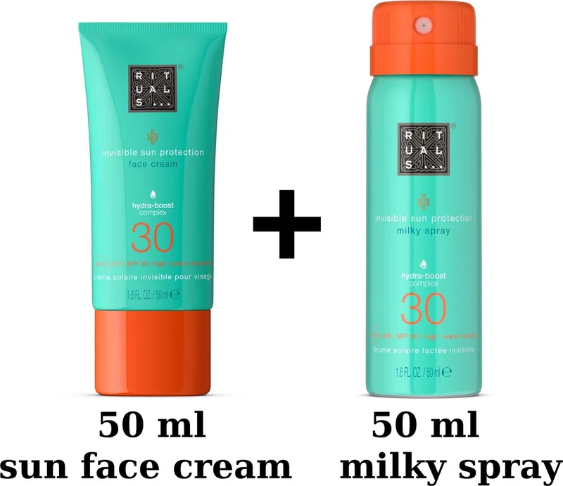 of Karma - Travel Duo Set - Sun Face Cream 30 SPF 50 ml , Milky Spray 30 SPF 50 ml de Rituals en 50 ml – photo du produit