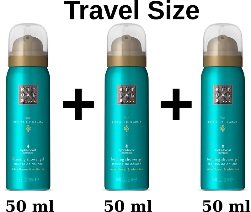 of Karma - Travel Shower Gel 3 x 50 ml fra Rituals i 150 ml – produktbillede