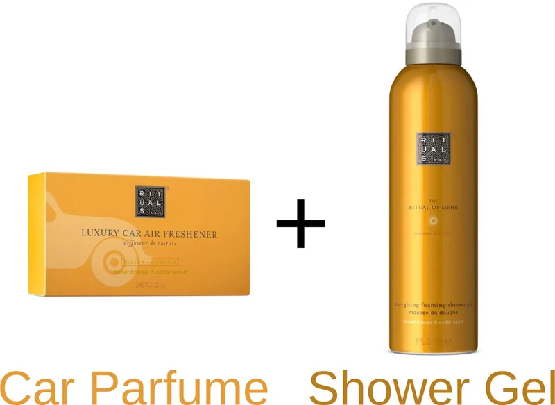 of Mehr - Shower Gel 200 ml - Car Perfume Holder + 2X Refill de Rituals – photo du produit
