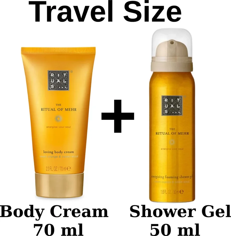of Mehr - Travel Duo Set - Body Cream 70 ml + Travel Shower Gel 50 ml från Rituals – produktbild