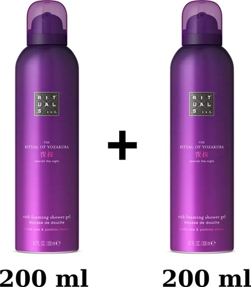 of Yozakura - Foaming Shower Gel - 2 x 200 ml - Douchegel Yozakura de Rituals – photo du produit