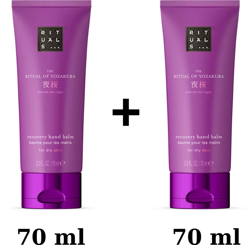 of Yozakura - Hand Balm Recovery 2 x 70 ml van Rituals in 140 ml – productfoto