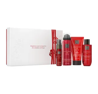 Pflege-Geschenkset Ayurveda 4-teiligset: Duschschaum, Duschöl, Haar & Körperspray, Creme fra Rituals – produktbillede 1 af 2
