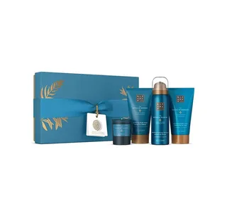 Pflege-Geschenkset Luxus-Pflegeset Limited Edition Hammam Geschenkset S 2025, 4-tlg., 4-teiliges Pflegeset mit Duschschaum, Lotion, Körperpeeling & Öl von Rituals – Produktfoto 1 von 3