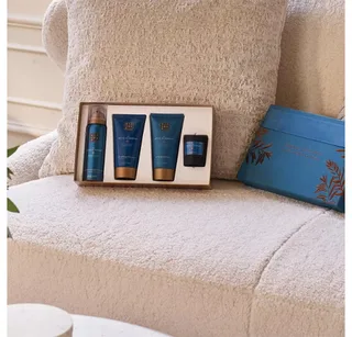 Pflege-Geschenkset Luxus-Pflegeset Limited Edition Hammam Geschenkset S 2025, 4-tlg., 4-teiliges Pflegeset mit Duschschaum, Lotion, Körperpeeling & Öl von Rituals – Produktfoto 3 von 3