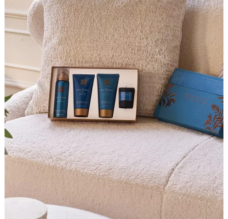 Pflege-Geschenkset Luxus-Pflegeset Limited Edition Hammam Geschenkset S 2025, 4-tlg., 4-teiliges Pflegeset mit Duschschaum, Lotion, Körperpeeling & Öl von Rituals – Produktfoto 3 von 3
