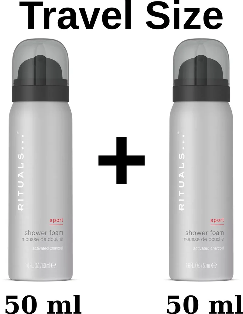 Sport - 2 X Shower Foam Travel Size a 50 ml = 100 ml fra Rituals – produktbillede