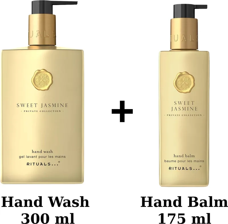 Sweet Jasmine - Hand Wash 300 ml + Hand Balm 175 ml - New Design von Rituals – Produktfoto