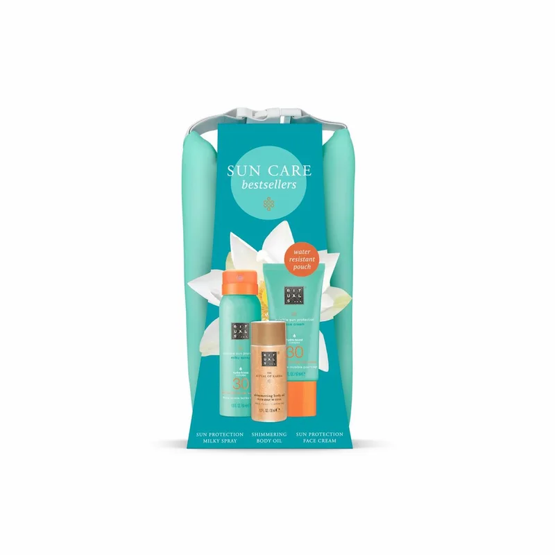 The Ritual of Karma Sun Trial Set = Shimmering Body Oil 30 ml + Sun Protection Face Cream SPF 30 50 ml + Sun Protection Milky Spray 30 50 ml by Rituals – product photo 2 of 3