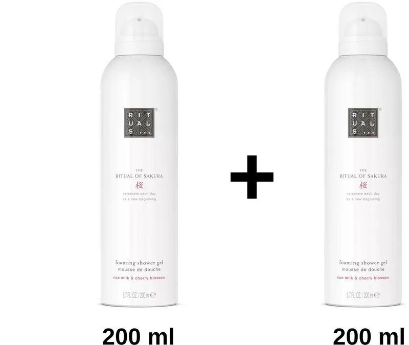 The Ritual of Sakura Foaming Shower Gel - Douchegel - 2 x 200 ml de Rituals – photo du produit
