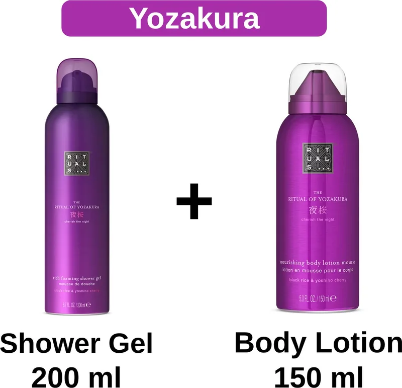 The Ritual of Yozakura Combi Set - Body Lotion Mousse en Foaming Shower Gel - 150 ml + 200 ml de Rituals – photo du produit