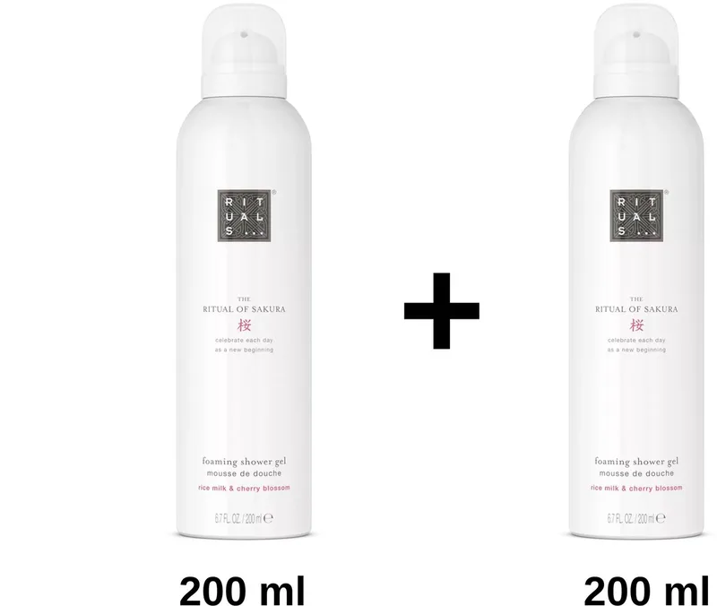 The Ritual Sakura Foaming Shower Gel - Douchegel - 2 x 200 ml de Rituals – photo du produit