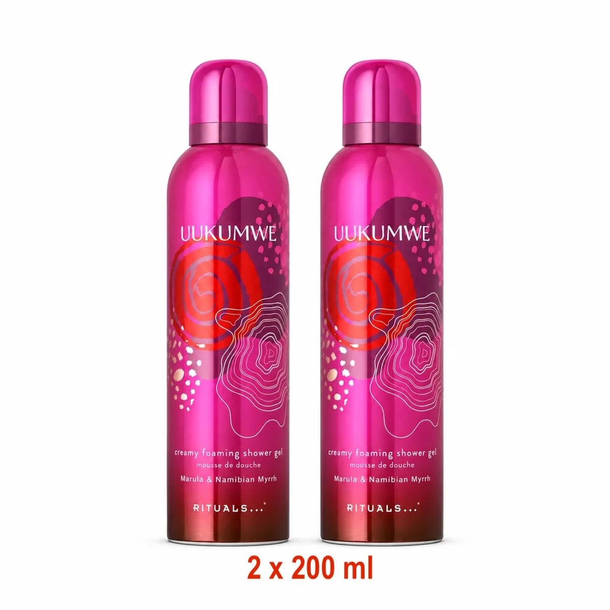 Uukumwe Creamy Foaming Shower Gel - 2 x 200 ml by Rituals in 400 ml – product photo