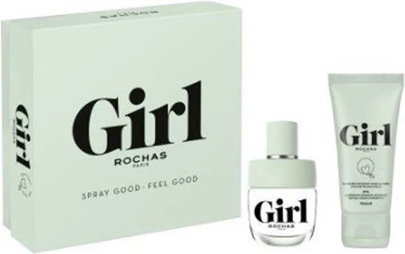 Girl Giftset 160 ml - Edt Spray 60ml/Exfoliating Body Wash 100ml de Rochas – photo du produit