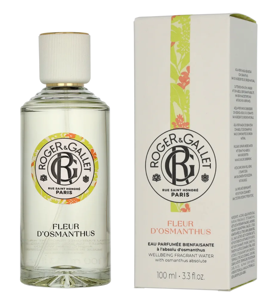 Fleur D'Osmanthus Wellbeing Fragrant Water 3 x 100 g Eau de Toilette Dames från Roger & Gallet i 100 ml – produktbild