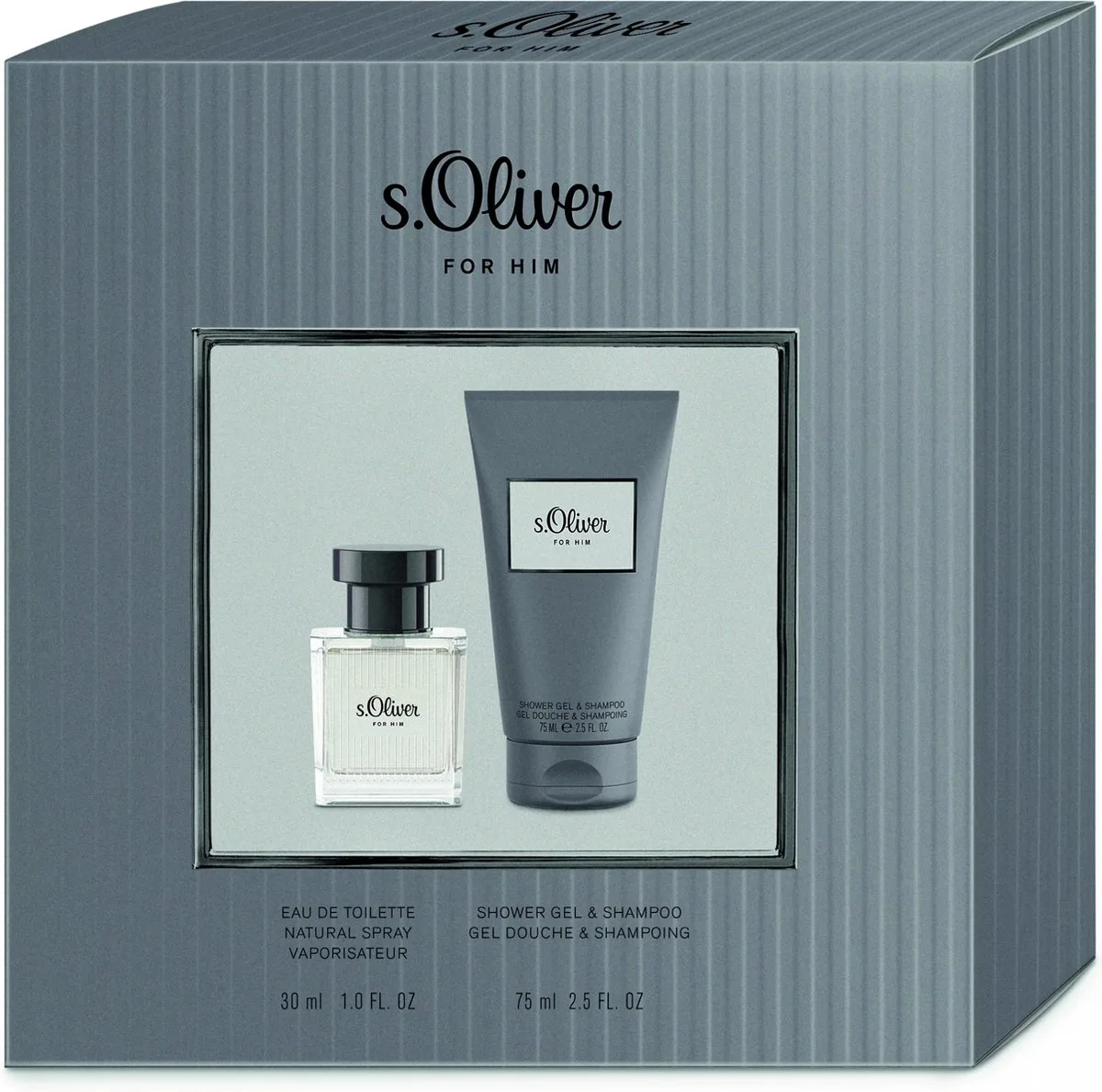 for Him Duo set - (EDT 30ml/DG 75ml) by s.Oliver – product photo